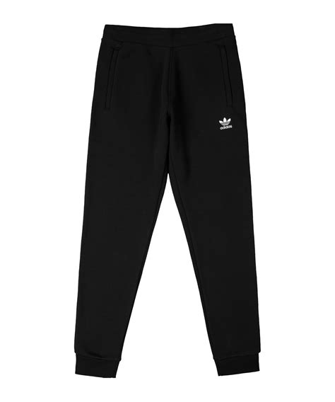 adidas jogginghose schwarz baumwolle|adidas jogginghosen schwarz.